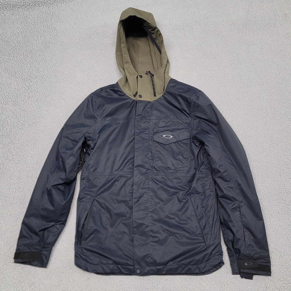 Oakley Jacket Mens Small Blue Division Biozone Insulated Ski Snow 3M Thinsulate
